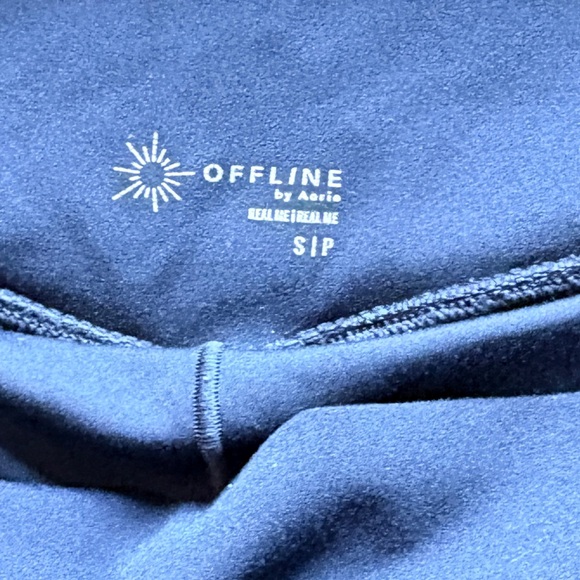 Offline by Aerie Women's Black High-Waisted Flowy Shorts Small - Picture 4 of 4